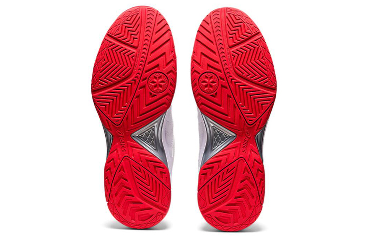 Details for (W) ASICS Gel-Dedicate 6 ''Wit Rood'' 1042A067-107