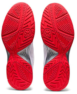 (W) ASICS Gel-Dedicate 6 ''Wit Rood'' 1042A067-107 Details for (W) ASICS Gel-Dedicate 6 ''Wit Rood'' 1042A067-107