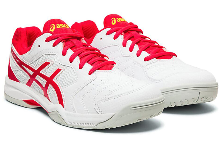 Lookbook (W) ASICS Gel-Dedicate 6 ''Wit Rood Grijs'' 1042A067-102