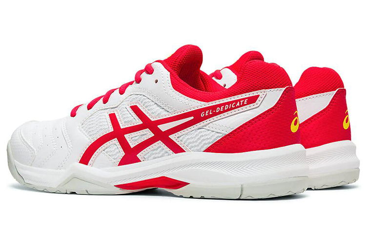 Shop (W) ASICS Gel-Dedicate 6 ''Wit Rood Grijs'' 1042A067-102