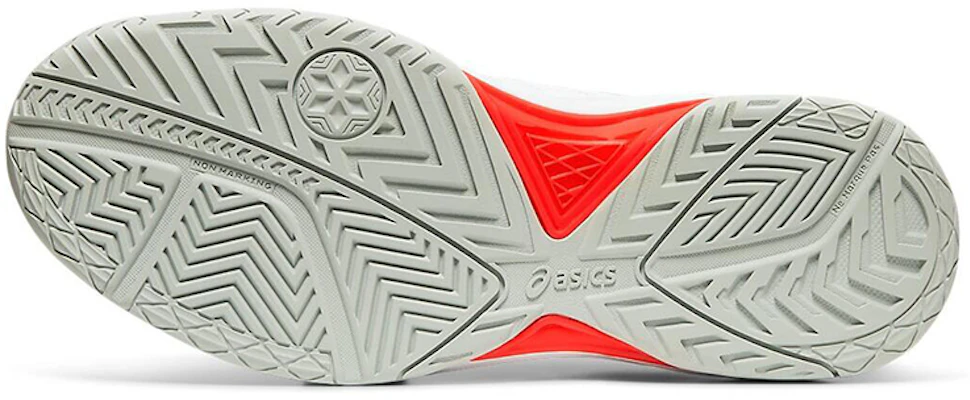 (W) ASICS Gel-Dedicate 6 ''Wit Rood Grijs'' 1042A067-102 Details for (W) ASICS Gel-Dedicate 6 ''Wit Rood Grijs'' 1042A067-102