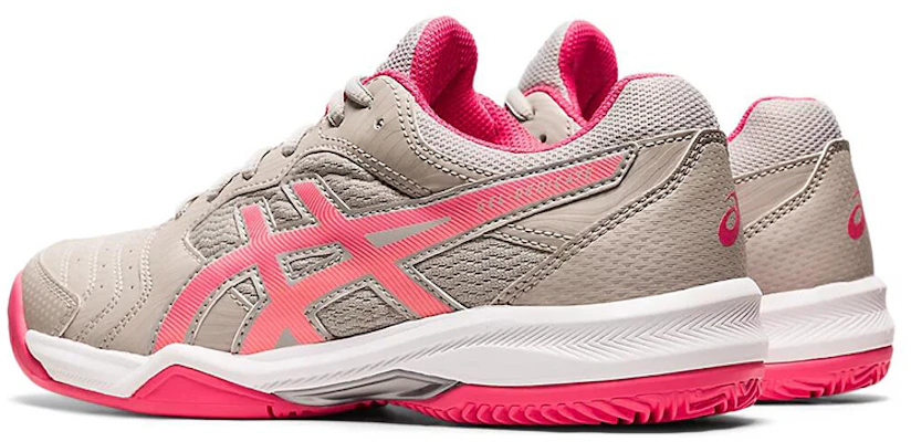 (W) ASICS Gel-Dedicate 6 Clay /Roze ''Khaki'' 1042A073-021 Shop (W) ASICS Gel-Dedicate 6 Clay /Roze ''Khaki'' 1042A073-021