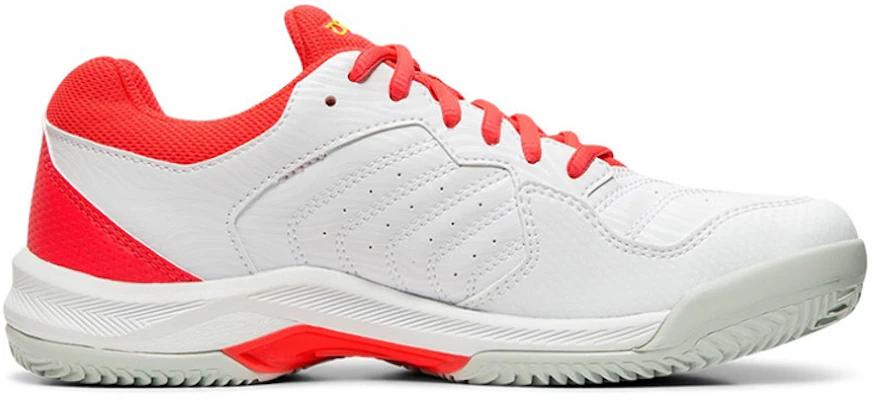 (W) ASICS Gel-Dedicate 6 Clay ''Wit Rood'' 1042A073-102 Order (W) ASICS Gel-Dedicate 6 Clay ''Wit Rood'' 1042A073-102