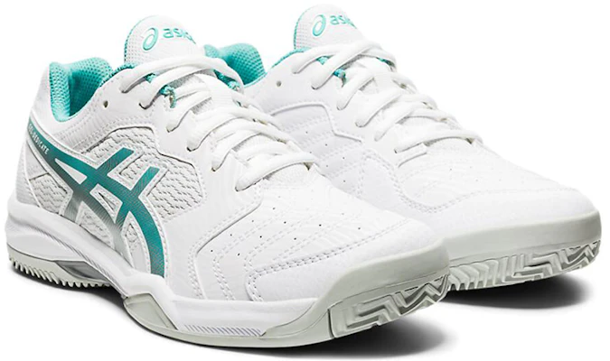 (W) ASICS Gel-Dedicate 6 Clay Wit/Blauw 1042A073-105 Lookbook (W) ASICS Gel-Dedicate 6 Clay Wit/Blauw 1042A073-105