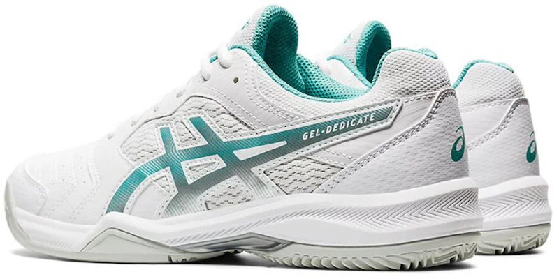 (W) ASICS Gel-Dedicate 6 Clay Wit/Blauw 1042A073-105 Shop (W) ASICS Gel-Dedicate 6 Clay Wit/Blauw 1042A073-105