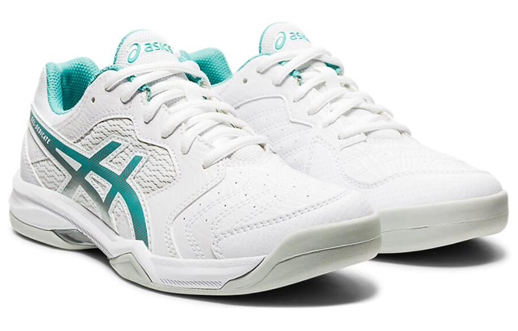 Lookbook (W) ASICS Gel-Dedicate 6 Indoor Wit/Blauw 1042A074-105