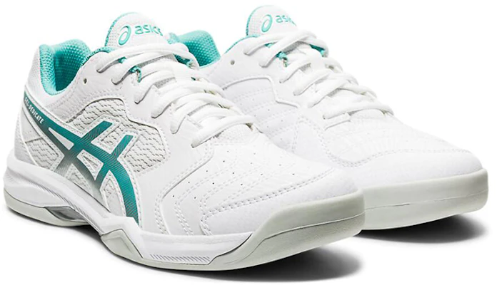 (W) ASICS Gel-Dedicate 6 Indoor Wit/Blauw 1042A074-105 Lookbook (W) ASICS Gel-Dedicate 6 Indoor Wit/Blauw 1042A074-105