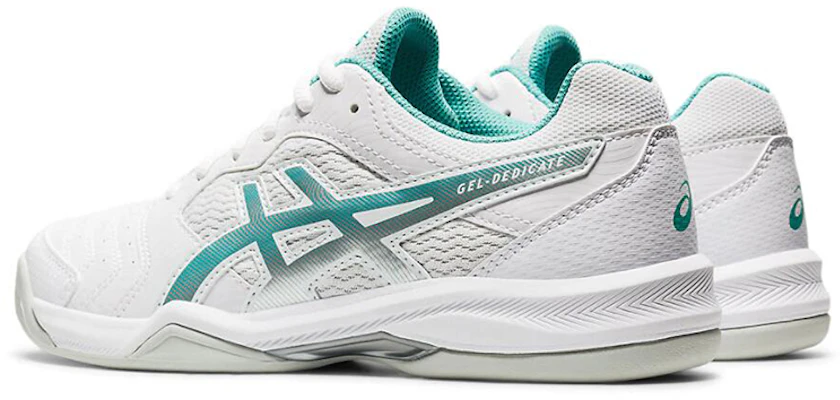 (W) ASICS Gel-Dedicate 6 Indoor Wit/Blauw 1042A074-105 Shop (W) ASICS Gel-Dedicate 6 Indoor Wit/Blauw 1042A074-105