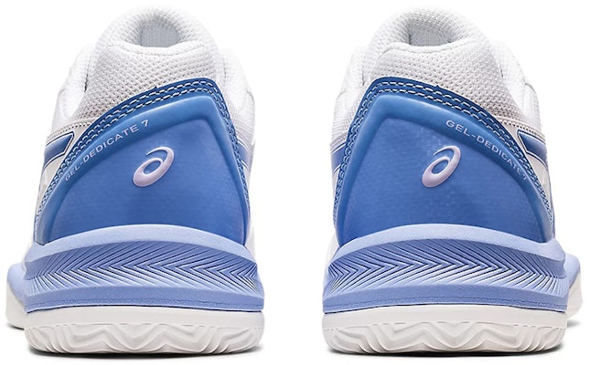 (Women) ASICS Gel-Dedicate 7 Clay 'White Blue' 1042A168-102 Purchase (Women) ASICS Gel-Dedicate 7 Clay 'White Blue' 1042A168-102