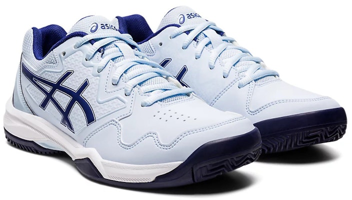 (Women) ASICS Gel-Dedicate 7 Clay Sneakers 'Light Blue White' 1042A168-403 Lookbook (Women) ASICS Gel-Dedicate 7 Clay Sneakers 'Light Blue White' 1042A168-403