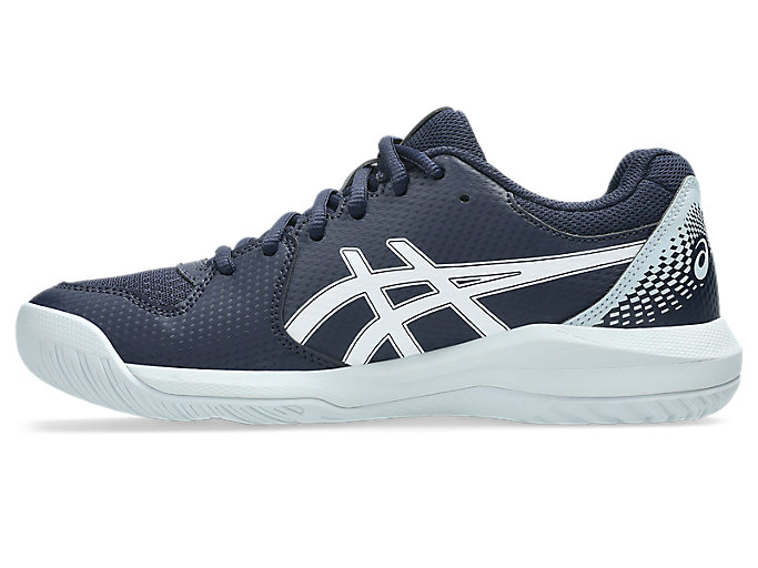 Shop (W) ASICS GEL-DEDICATE 8全地形網球鞋 深藍/白 1042A237-402