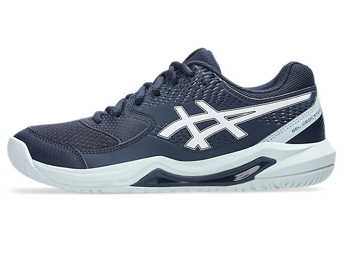 Cheap (W) ASICS GEL-DEDICATE 8全地形網球鞋 深藍/白 1042A237-402