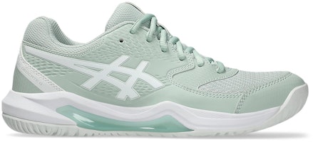 (Women) ASICS GEL-DEDICATE 8 All Court Tennis Shoes Lichen Rock/White 1042A237-300 (Women) ASICS GEL-DEDICATE 8 All Court Tennis Shoes Lichen Rock/White 1042A237-300