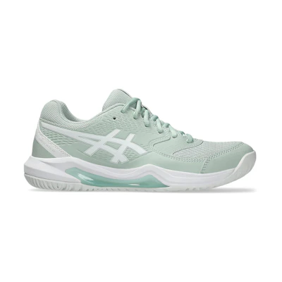 (W) ASICS GEL-DEDICATE 8 All Court Tennis Shoes Lichen Rock/White