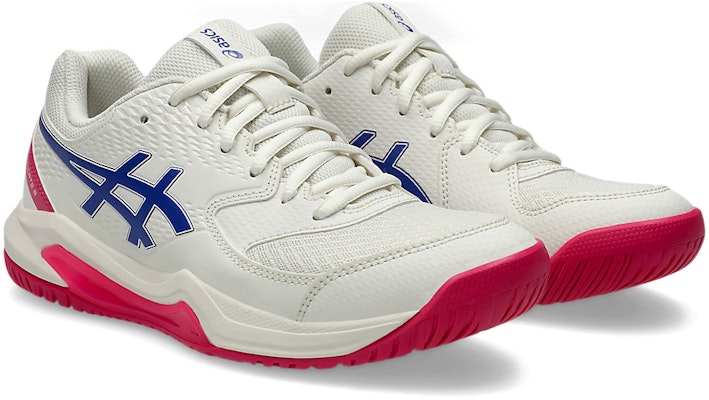 (Women) ASICS GEL-DEDICATE 8 All Court Tennis Shoes Cream/Dark Cobalt 1042A237-105 Order (Women) ASICS GEL-DEDICATE 8 All Court Tennis Shoes Cream/Dark Cobalt 1042A237-105