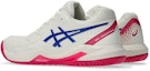 Lookbook (Women) ASICS GEL-DEDICATE 8 All Court Tennis Shoes Cream/Dark Cobalt 1042A237-105