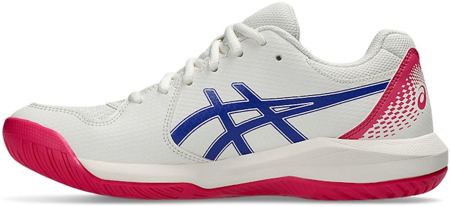 (W) 亚瑟士GEL-DEDICATE 8全场网球鞋 奶油色/深钴蓝 1042A237-105 Shop (W) 亚瑟士GEL-DEDICATE 8全场网球鞋 奶油色/深钴蓝 1042A237-105