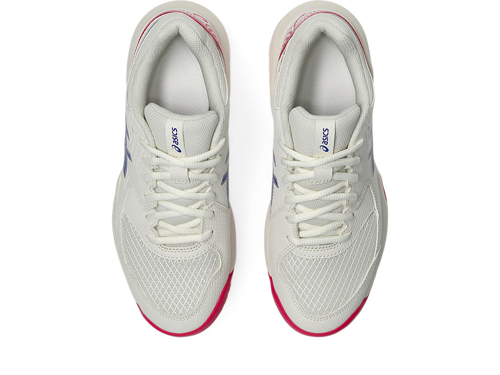 Details for (W) ASICS GEL-DEDICATE 8 Zapatos de Tenis All Court Crema/Azul Cobalto Oscuro 1042A237-105