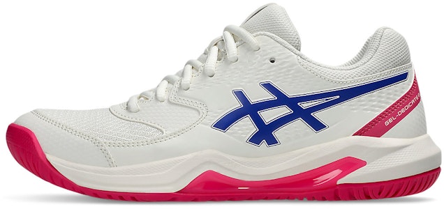 (W) 亚瑟士GEL-DEDICATE 8全场网球鞋 奶油色/深钴蓝 1042A237-105 Cheap (W) 亚瑟士GEL-DEDICATE 8全场网球鞋 奶油色/深钴蓝 1042A237-105