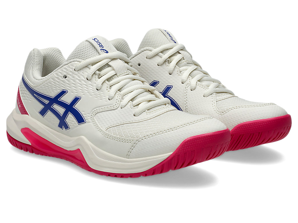 Order (W) 아식스 젤-데디케이트 8 올코트 와이드 크림/다크 코발트 1042A235-105