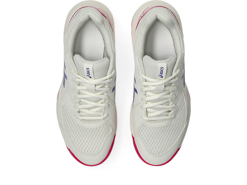 Details for (W) 아식스 젤-데디케이트 8 올코트 와이드 크림/다크 코발트 1042A235-105