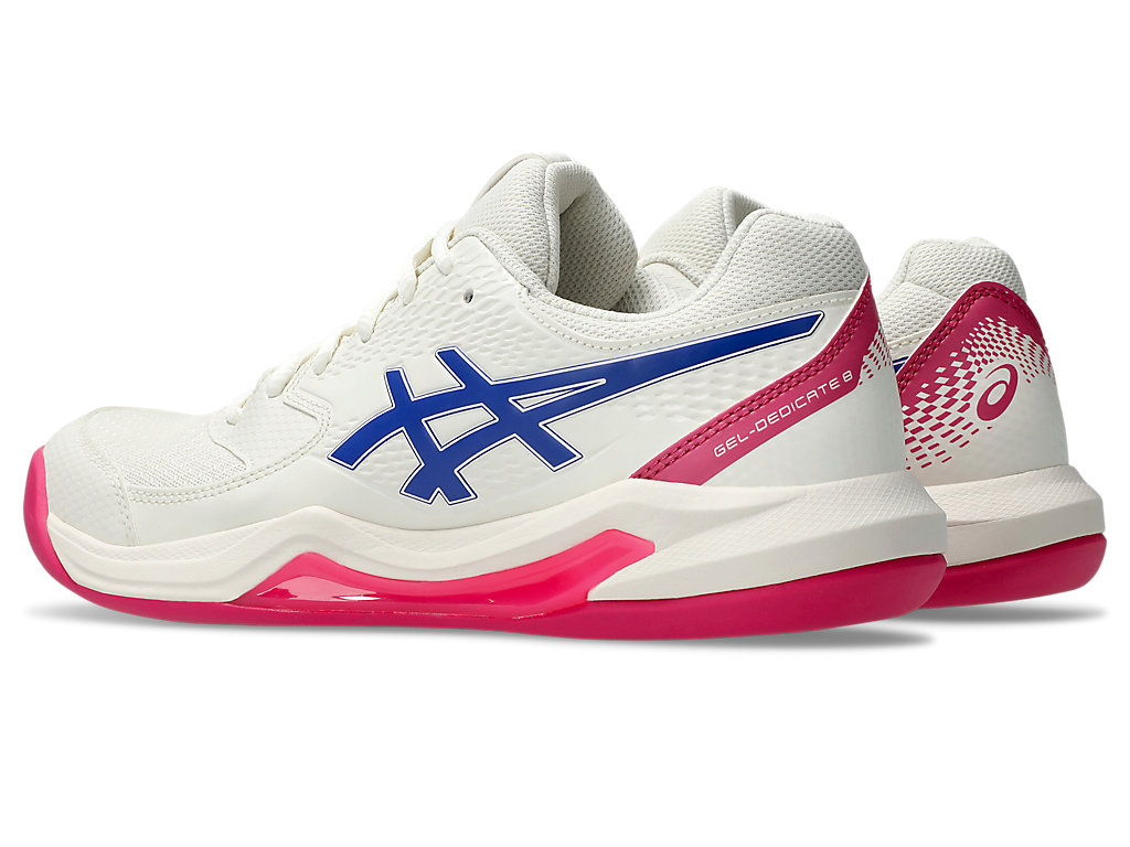 Lookbook (W) ASICS GEL-DEDICATE 8 Zapatillas Interior Cream/Dark Cobalt 1042A257-105