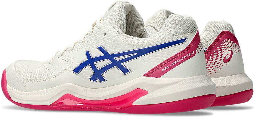 (Women) ASICS GEL-DEDICATE 8 Indoor Carpet Court Shoes Cream/Dark Cobalt 1042A257-105 Lookbook (Women) ASICS GEL-DEDICATE 8 Indoor Carpet Court Shoes Cream/Dark Cobalt 1042A257-105