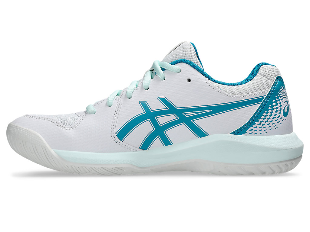 Purchase (Women) ASICS Gel-Dedicate 8 Wide 'White Teal Blue' 1042A235-103