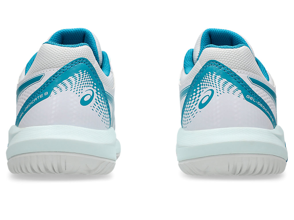 Details for (Women) ASICS Gel-Dedicate 8 Wide 'White Teal Blue' 1042A235-103