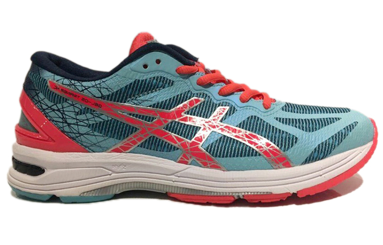 Order (W) ASICS Gel-DS Trainer 21 ''Comfort Ademend Blauw-Rood'' T685N-4020