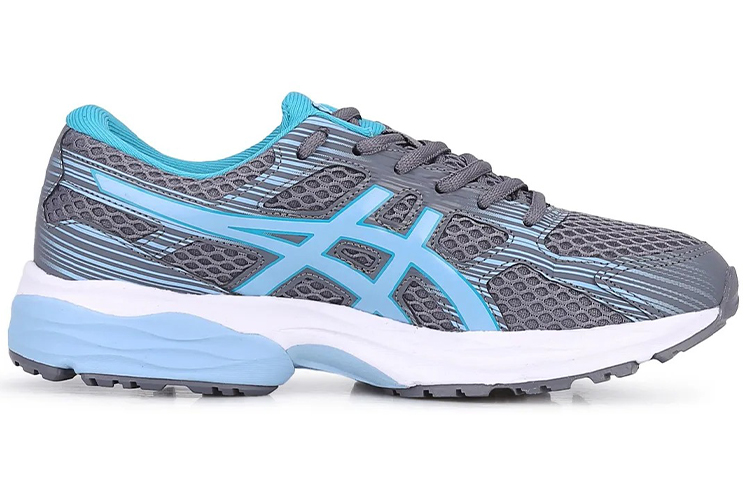 Order (W) ASICS Gel-Equation Scarpe Running Basse ''Grigio-Blu Traspirante'' 1012A998-021