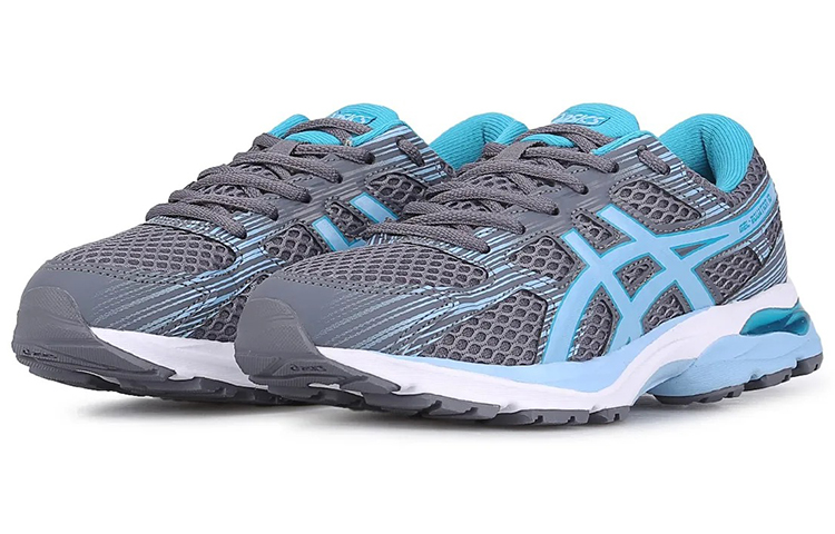 Lookbook (W) ASICS Gel-Equation Scarpe Running Basse ''Grigio-Blu Traspirante'' 1012A998-021