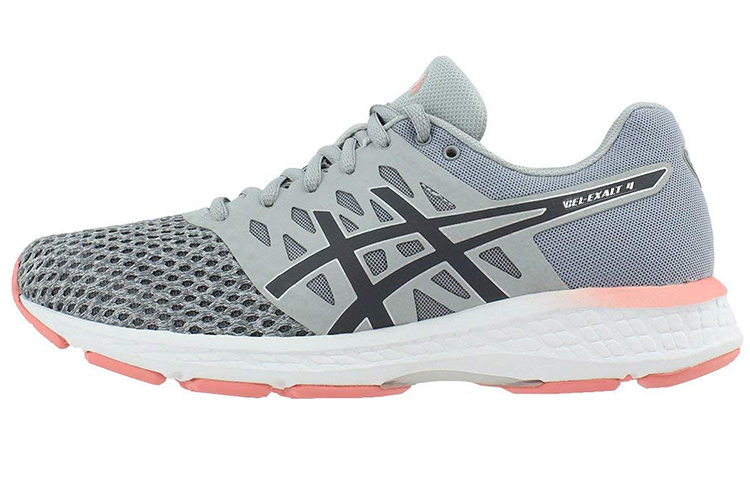 (Women) ASICS Gel-Exalt 4 Sneakers Grey/Pink T7E5N-9697