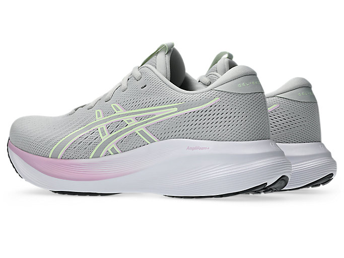 Lookbook (W) ASICS GEL-EXCITE 11 Scarpe Running Larghe Grigio Nuvola/Giallo Illuminate 1012B860-024