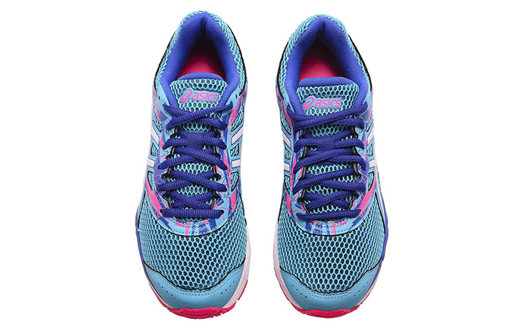 Lookbook (W) アシックス ゲルエキサイト4 青白 (Ashikku Geru-Ekisait 4 Aojiro) T070A-4820