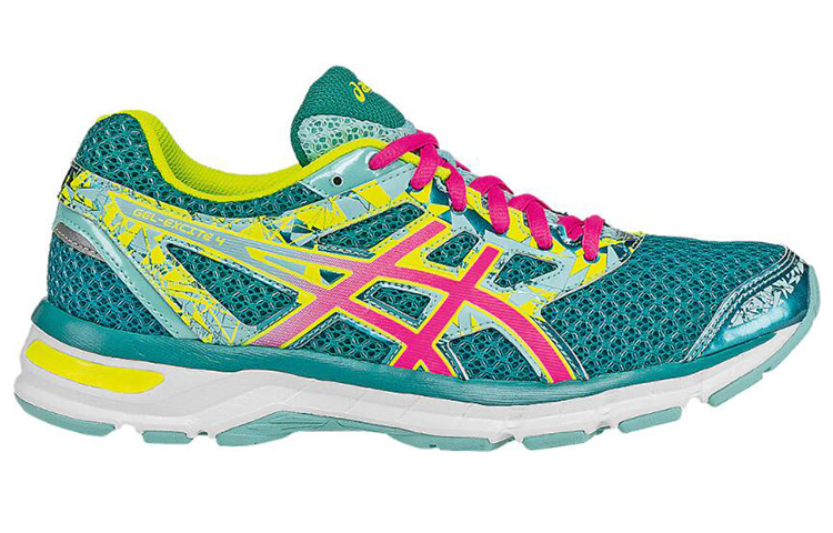 Order (W) ASICS Gel-Excite 4 Grün/Pink/Rot Sneakers T6E8N-5320