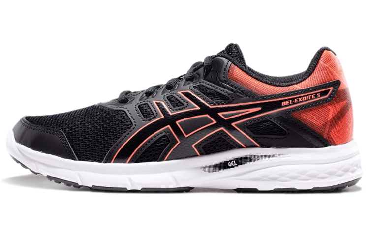 Buy (W) 亚瑟士 Gel-Excite 5 黑红配色 T7F8N-9006