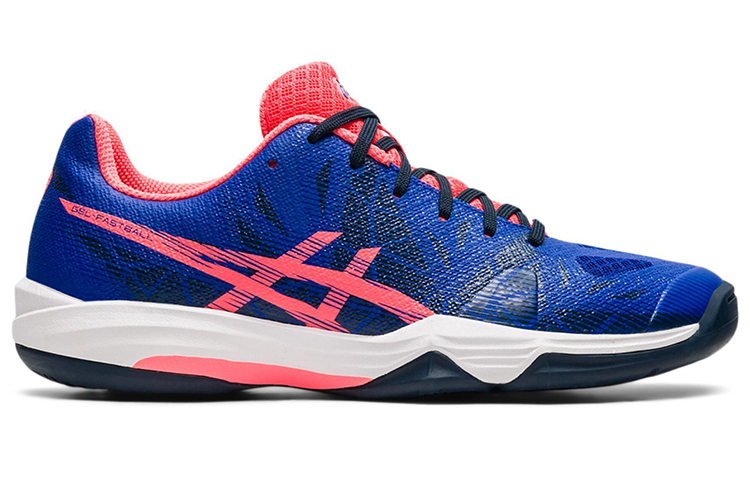 Order (W) ASICS Gel-Fastball 3 'Biru Tua Merah Muda Colorblock' E762N-403