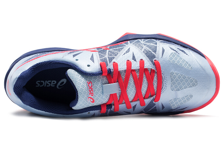 Lookbook (W) ASICS Gel-Fastball 3 Blauw/Roze E762N-400