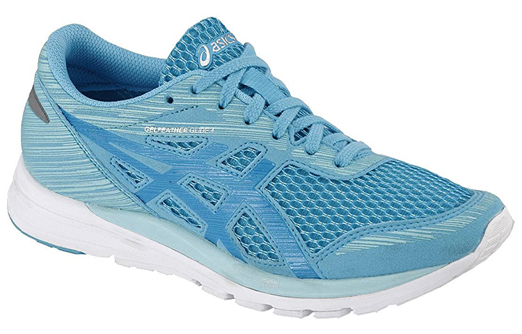 Order (W) アシックス ゲルフェザーグライド4 ブルー TJR555-7839