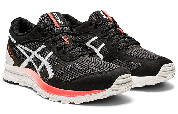 Lookbook (W) ASICS Gel-Feather Glide 5 Hitam Putih Kasut 'Black White' 1012A693-002
