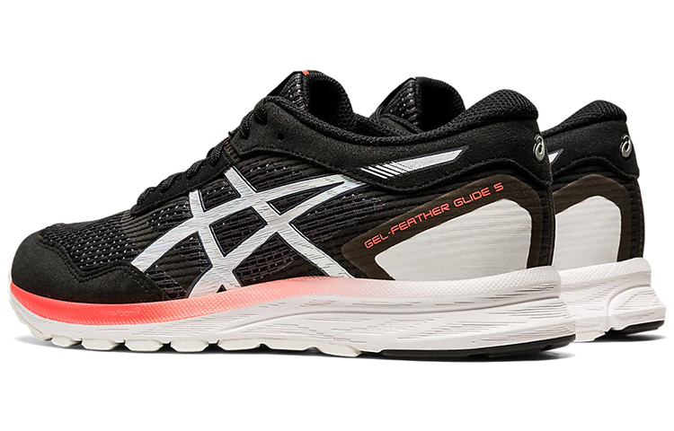 Shop (W) ASICS Gel-Feather Glide 5 Hitam Putih Kasut 'Black White' 1012A693-002