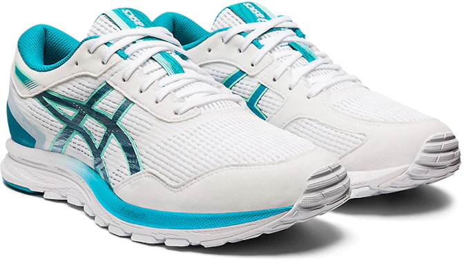 (W) ASICS Gel-Feather Glide 5 Sneakers Putih Biru 'White Blue' 1012A693-100 Lookbook (W) ASICS Gel-Feather Glide 5 Sneakers Putih Biru 'White Blue' 1012A693-100