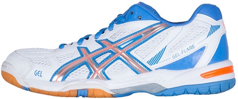 (Women) ASICS Gel-Flare 5 'White Blue Orange' B45PQ-0193 (Women) ASICS Gel-Flare 5 'White Blue Orange' B45PQ-0193