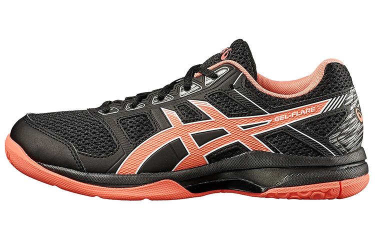 (Women) ASICS Gel-Flare 6 'Black Orange' B75PQ-001