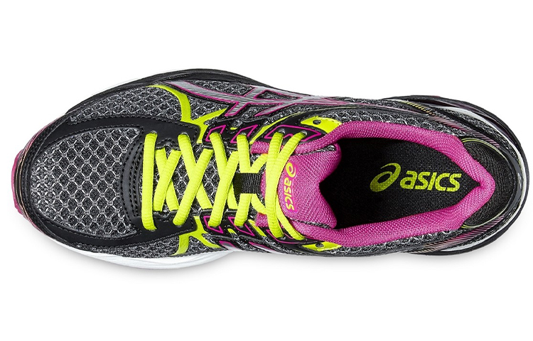 Shop Asics Gel-Flux 3 耐磨防滑 低筒 跑步鞋 女款 黑黃