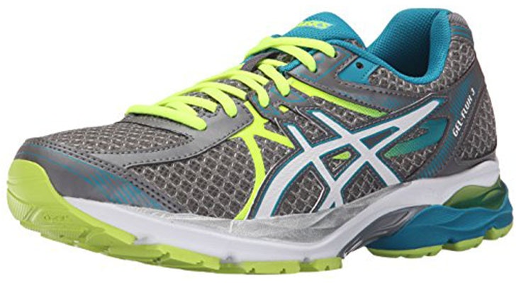 Asics Gel-Flux 3 耐磨防滑 低筒運動跑步鞋 女款 灰藍 Lookbook Asics Gel-Flux 3 耐磨防滑 低筒運動跑步鞋 女款 灰藍