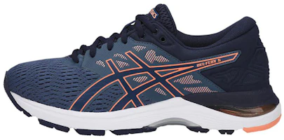 (Women) ASICS Gel-Flux 5 Blue/ 'Orange' T861N-5630 (Women) ASICS Gel-Flux 5 Blue/ 'Orange' T861N-5630