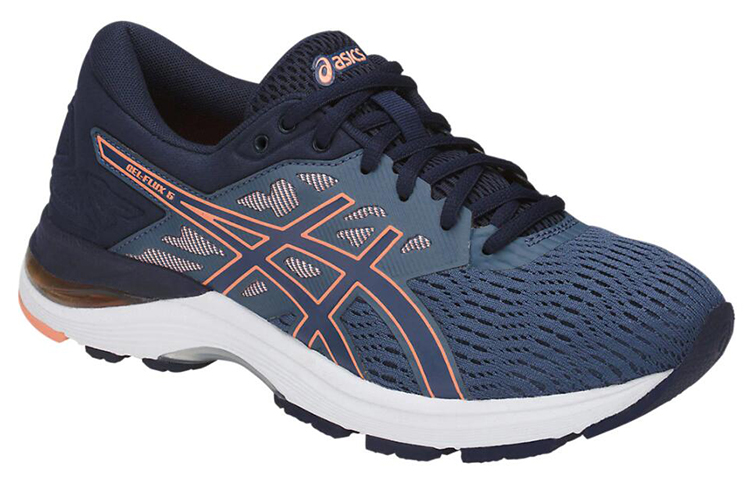 Lookbook (W) ASICS Gel-Flux 5 Blauw/ ''Oranje'' T861N-5630