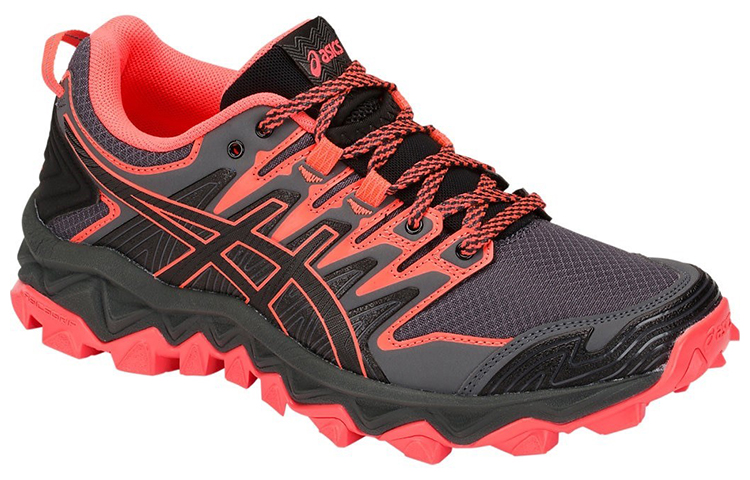 Lookbook (Women) ASICS GEL-Fuji Trabuco 7 'Black Grey Red' 1012A501-001